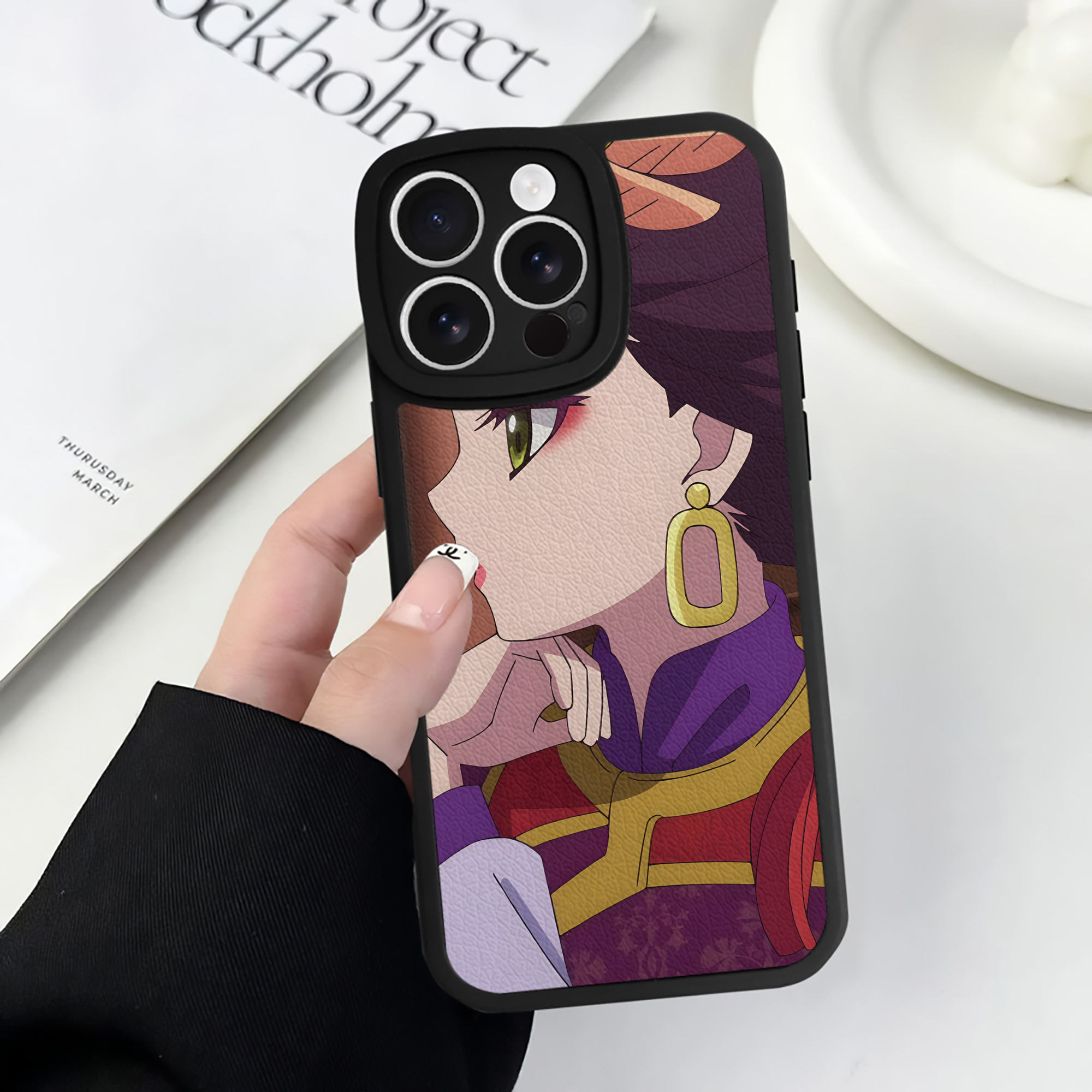 薬屋のひとりごと The Apothecary Diaries 【iPhone 16シリーズ対応】シリコンスマホケース（レザー調） 材質：シリコン